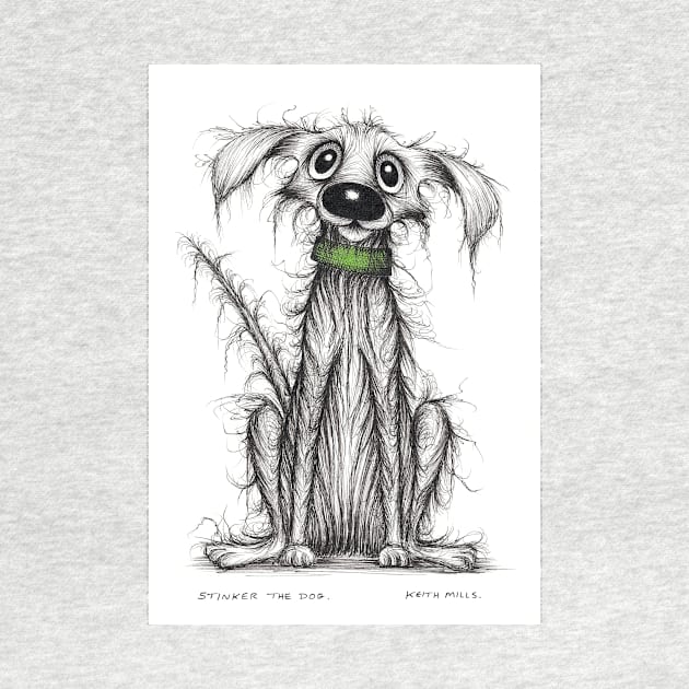 Stinker the dog by Keith Mills